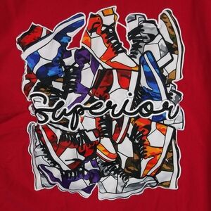 Blecker and Mercer T Shirt Men's Size XL Embroidered Graphic Print SUPERIOR